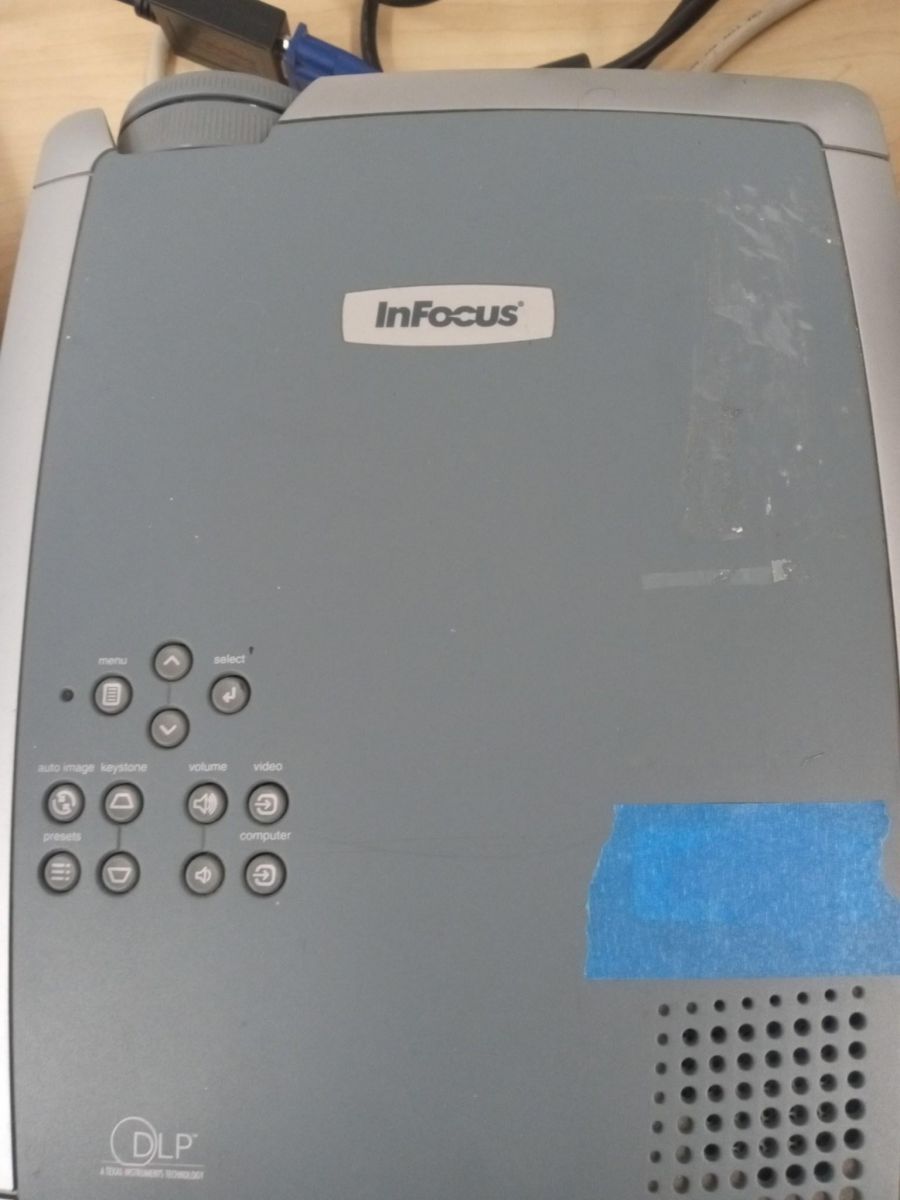 An image of an InFocus data projector