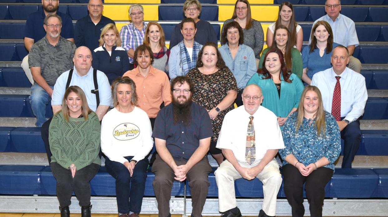 An image of the high school staff.