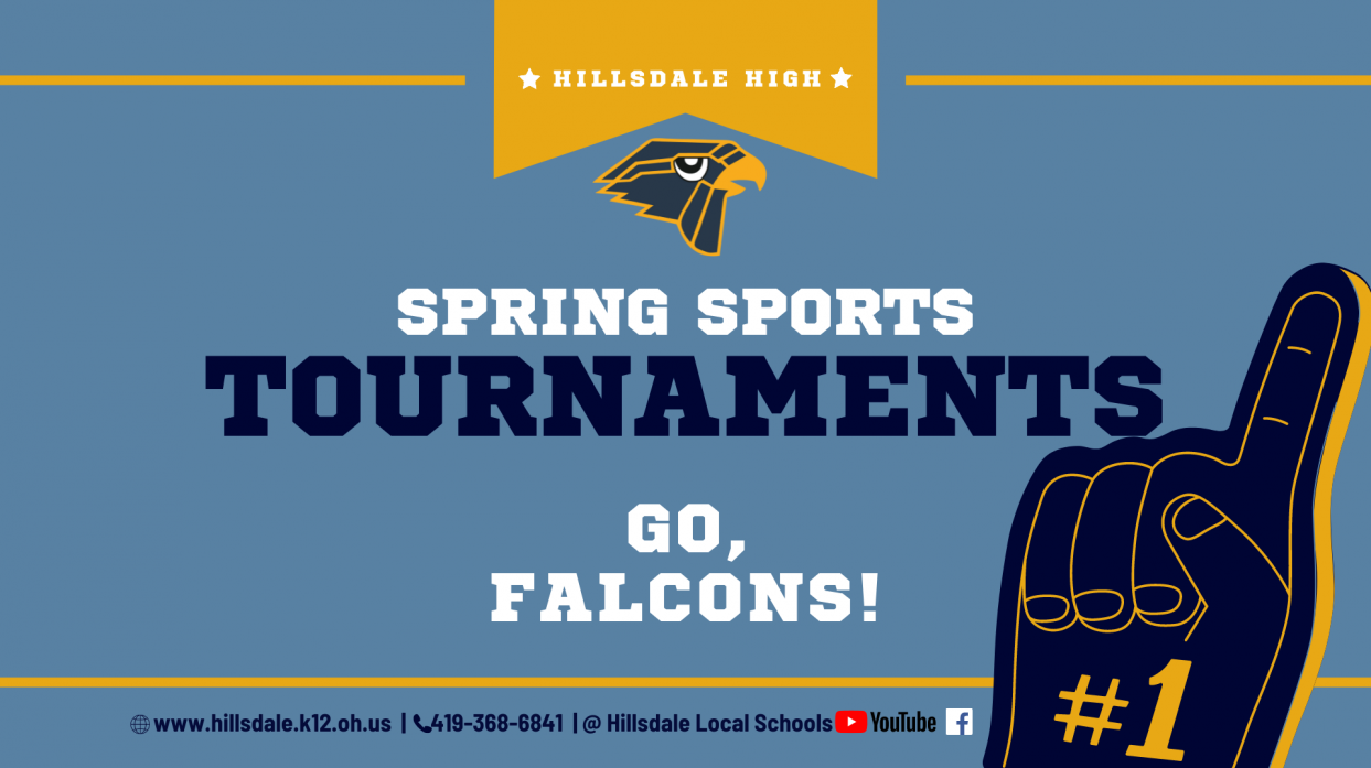 Spring Sports Tournaments. Go, Falcons!