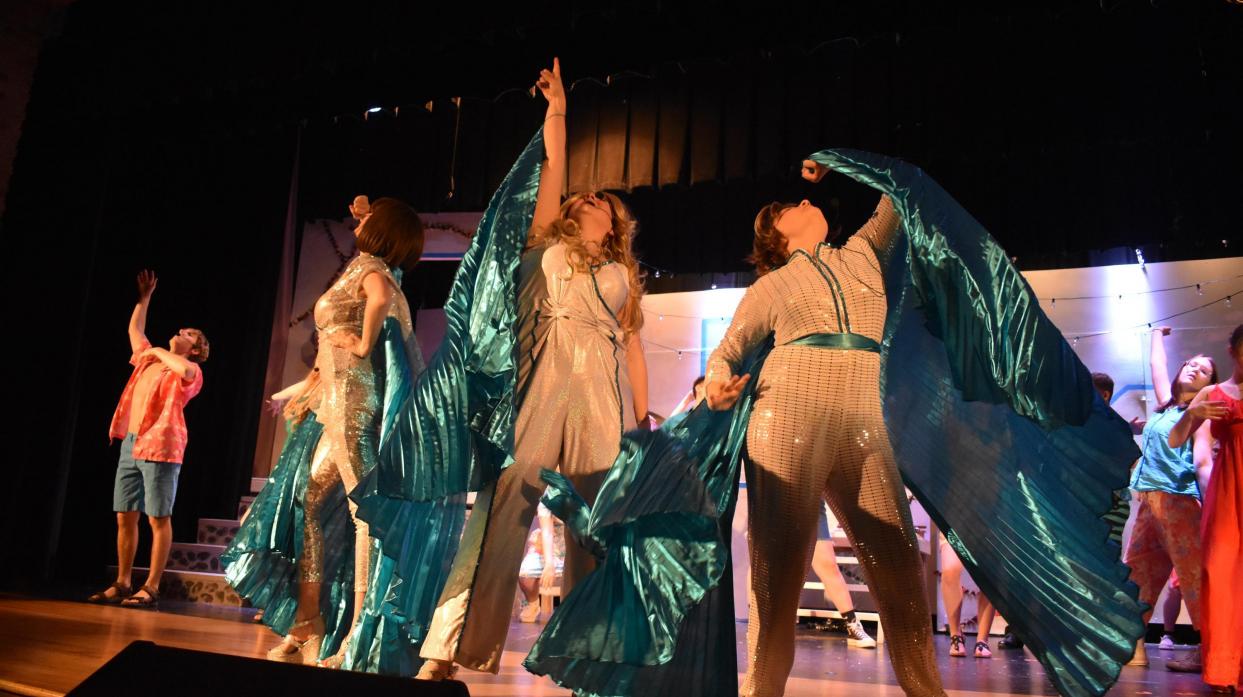 An image from the HHS Thespians' spring musical "Mamma Mia!"
